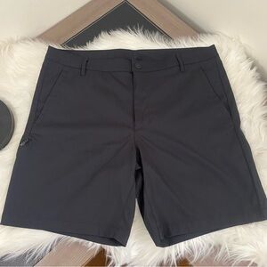 Mens All in Motion Charcoal Flat Front Shorts size 38